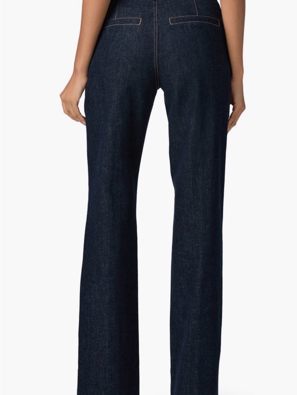 NWOT Paige Skye high waist Dark Indigo Wide-Leg Jeans - Women's - Picture 4 of 7